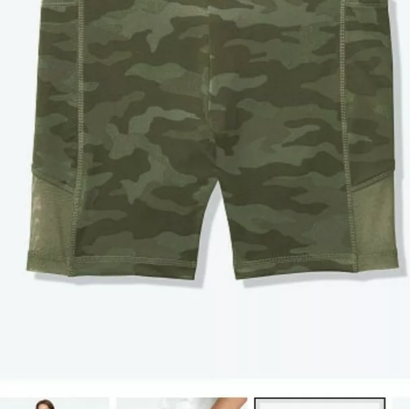 Victoria Secret PINK Camo Sheer Mesh Pockets Short - Picture 5 of 5